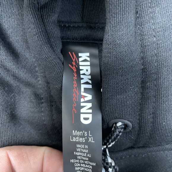 Kirkland Signature Women's L Hoodie Black H0935 - Picture 5 of 8